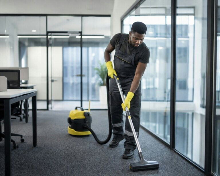 cleaner-vacuuming-office